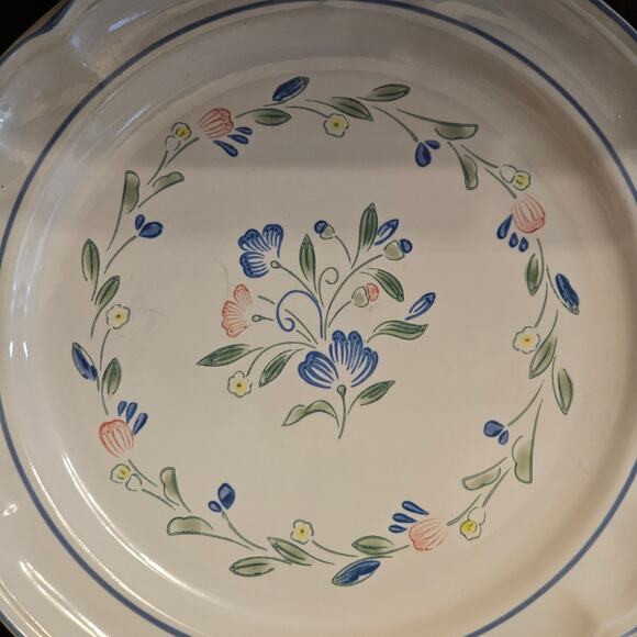 Hearthside FLORAL EXPRESSIONS Stoneware Japan Dinner Plate MINT - Picture 2 of 5